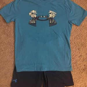 Toddler boys under armour outfit size small